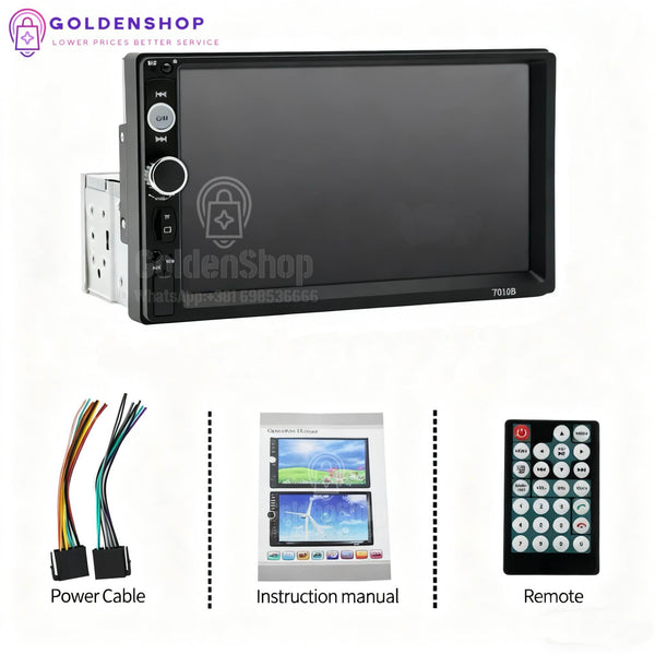 Multimedia auto radio Sistem 7018b 7 inci multimedia 2DIN