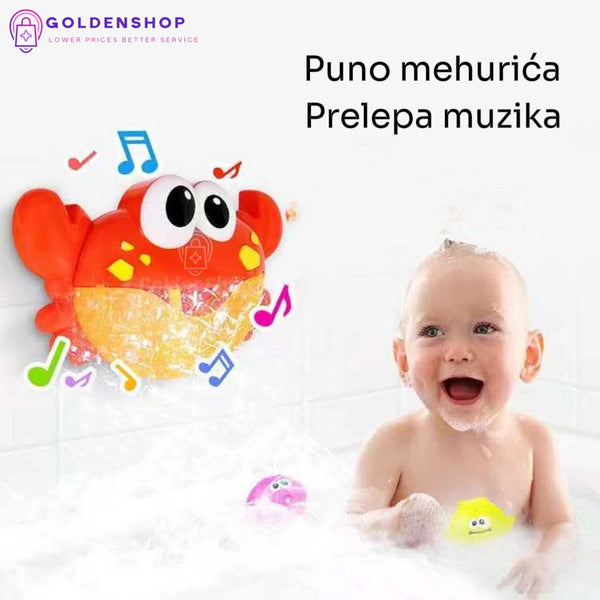 Dečja igračka za kupanje rak sa mehurićima