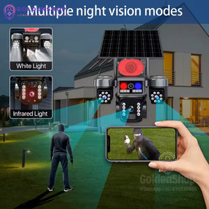 Solarna PTZ Kamera sa tri sočiva 4G 25mpix