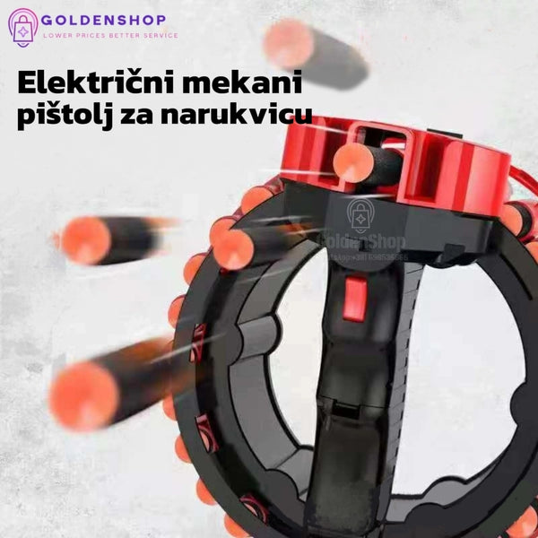 Pistolj rucni sa gumenim metcima