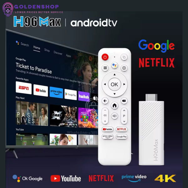 Android Tv Box H96 Max WIFI 6.0/5Ghz Android 14.0 2/16GB 4K