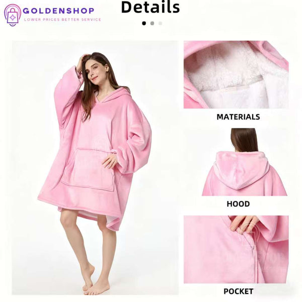 Cebe u obliku duksa/duks ćebe sa rukavima i kapuljacom/cebe