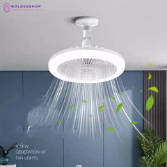 Pametni LED Luster sa Ventilatorom i Daljinskim Upravljačem E27