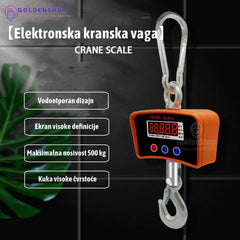 Digitalna vaga 500kg/1000kg, digitalna vaga sa kukom