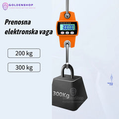 Vaga digitalna VAGA viseca od 200kg/300kg/500kg/1t vaga kantar，Prenosna kranska vaga，Kuka vaga