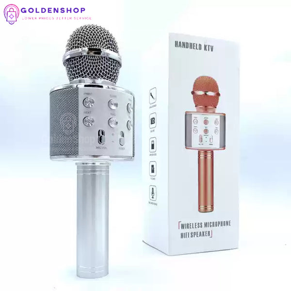 Mikrofon-MIKROFON karaoke Bluetooth mikrofon Karaoke 858-WS.WS-858 Bluetooth bežični karaoke mikrofon-bezicni mikrofon
