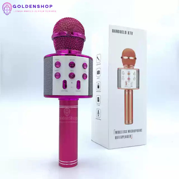 Mikrofon-MIKROFON karaoke Bluetooth mikrofon Karaoke 858-WS.WS-858 Bluetooth bežični karaoke mikrofon-bezicni mikrofon