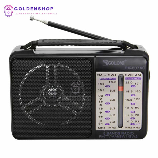 Retro radio sa bt zvucnicima i punjivom baterijom GOLON