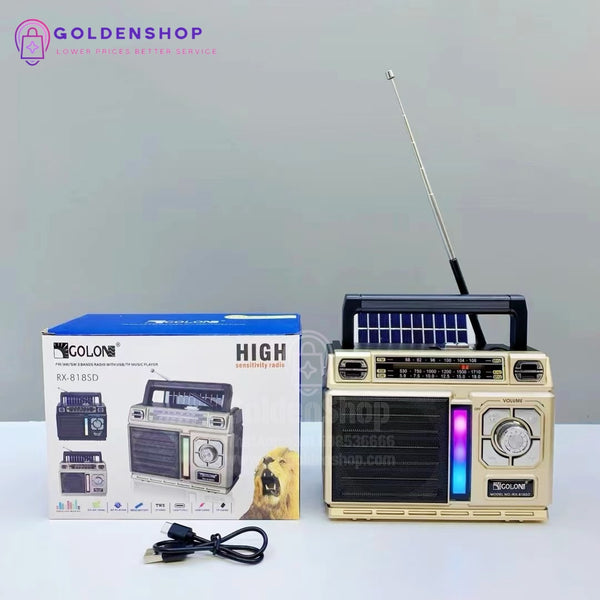 Retro radio sa bt zvucnicima i punjivom baterijom GOLON RX-818SD