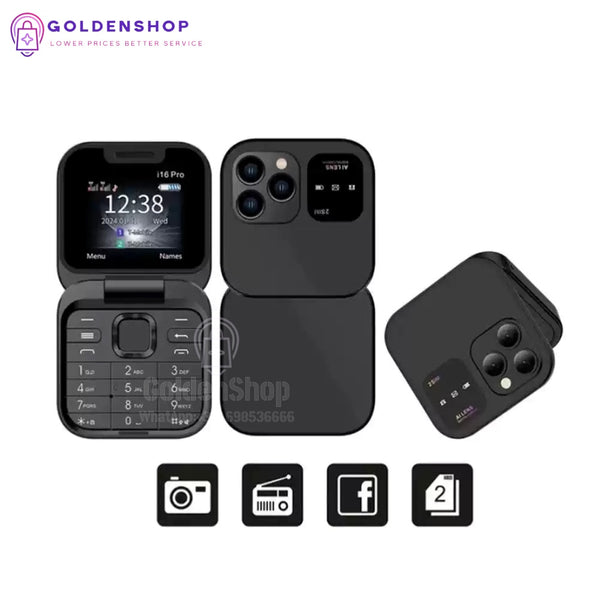 Mini mobilni telefon na preklop i16 Pro