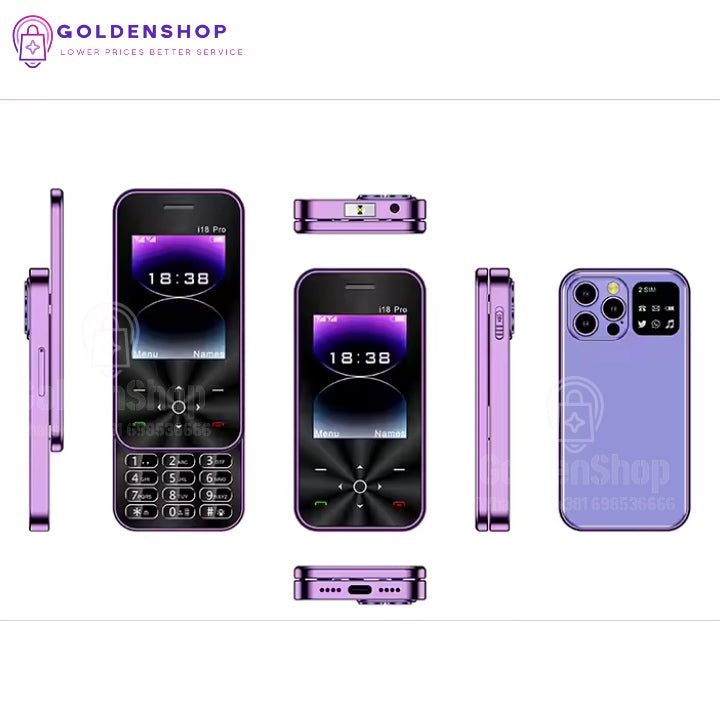 Mobilni telefon na slajd i18 Pro