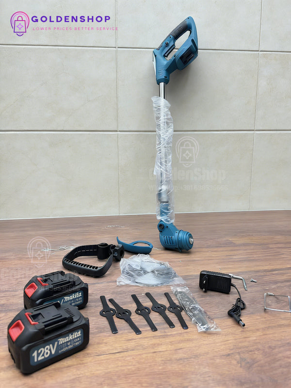 Aku trimer za travu sa 2 baterije 128V