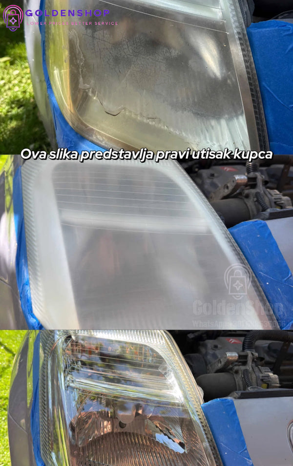 Sprej za poliranje farova - poliranje farova