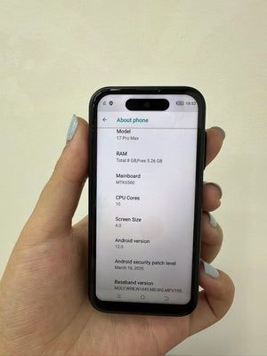 Mini mobilni telefon 5G 4/64GB Android 15