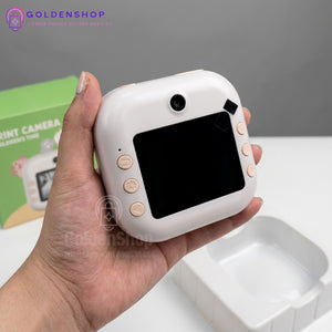 Polaroid Kamera štampač za decu Instant kamera sa štampačem（Stil ružičaste mačke）
