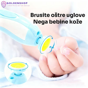 Komplet za negu bebe - Električna turpija za nokte za bebe