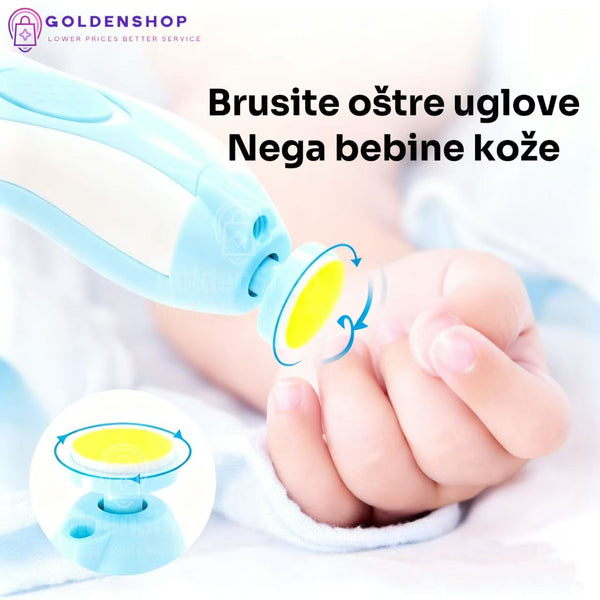 Komplet za negu bebe - Električna turpija za nokte za bebe