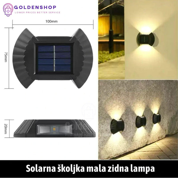 Solarna zidna dekorativna lampa set 4 komada