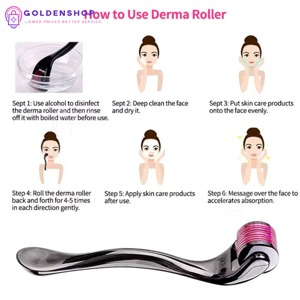 ANTI AGE NEGA Derma Roller ROLER Sa 540 Iglica