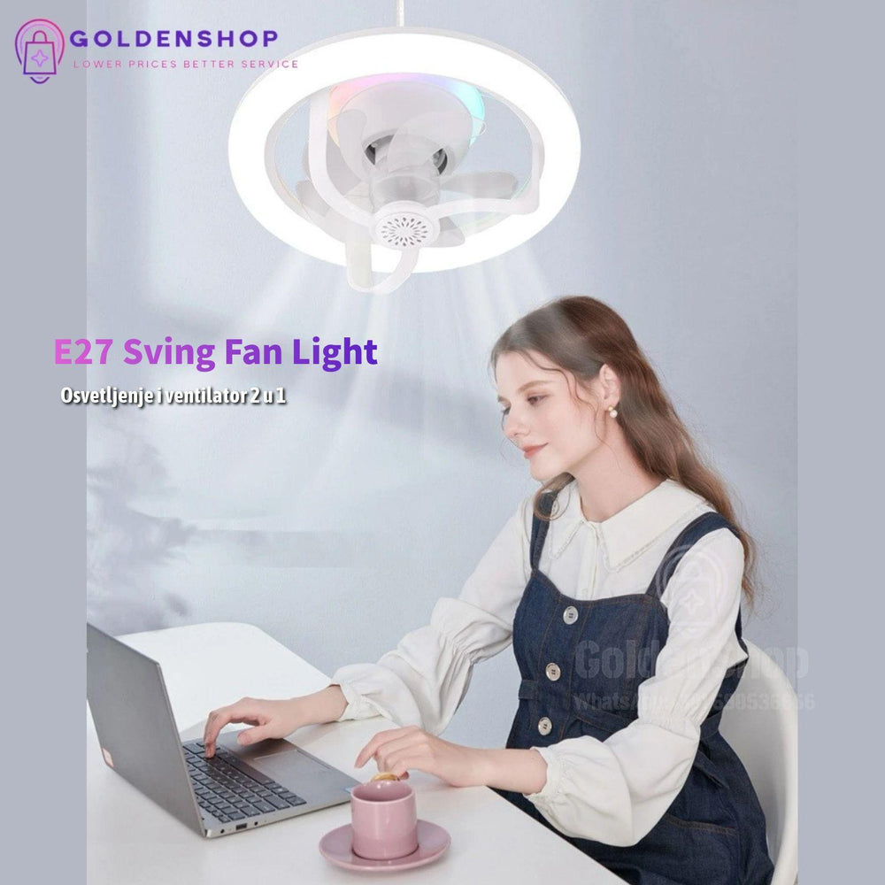 Led luster sijalica sa ventilatorom E27
