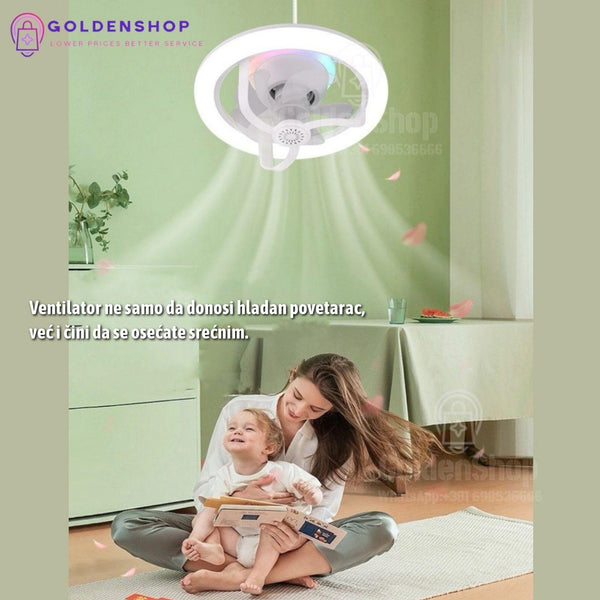 Led luster sijalica sa ventilatorom E27