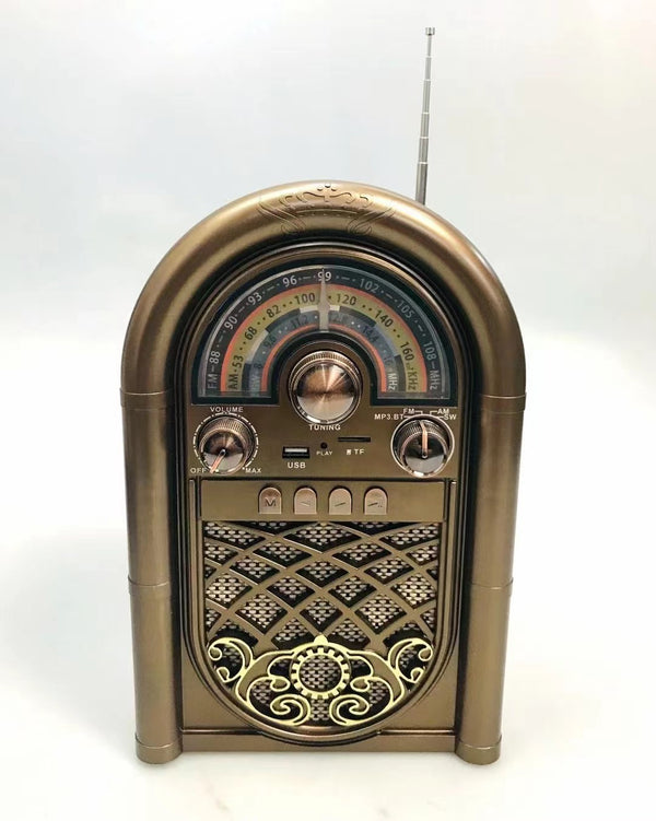Retro prenosni radio bluetooth TF USB R-1950BT