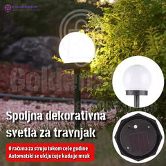 Solarne lampe za dvorište i baštu 4 komada