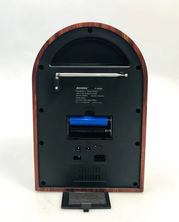 Retro prenosni radio bluetooth TF USB R-1950BT