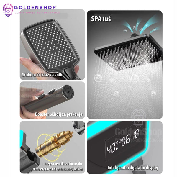 Usponski tus komplet sa led svetlom（sa digitalnim displejom ）