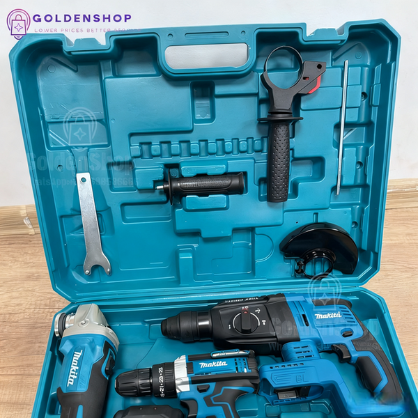 Makita AKU set Brusilica, Odvijac, Hilti set 3u1