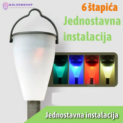 (6 štapića)Solarna spoljna svetla, Solarno zidno svetlo,Pejzažna svetla,Baštenske solarne lampe