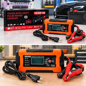 Automatski Punjač za Akumulator 12V/24V– Pametni Punjač za Auto, Motocikl i AGM/GEL Akumulatore
