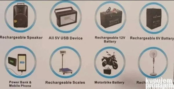 Solarni punjac 20 Solarni panel punjac Solarni paneli