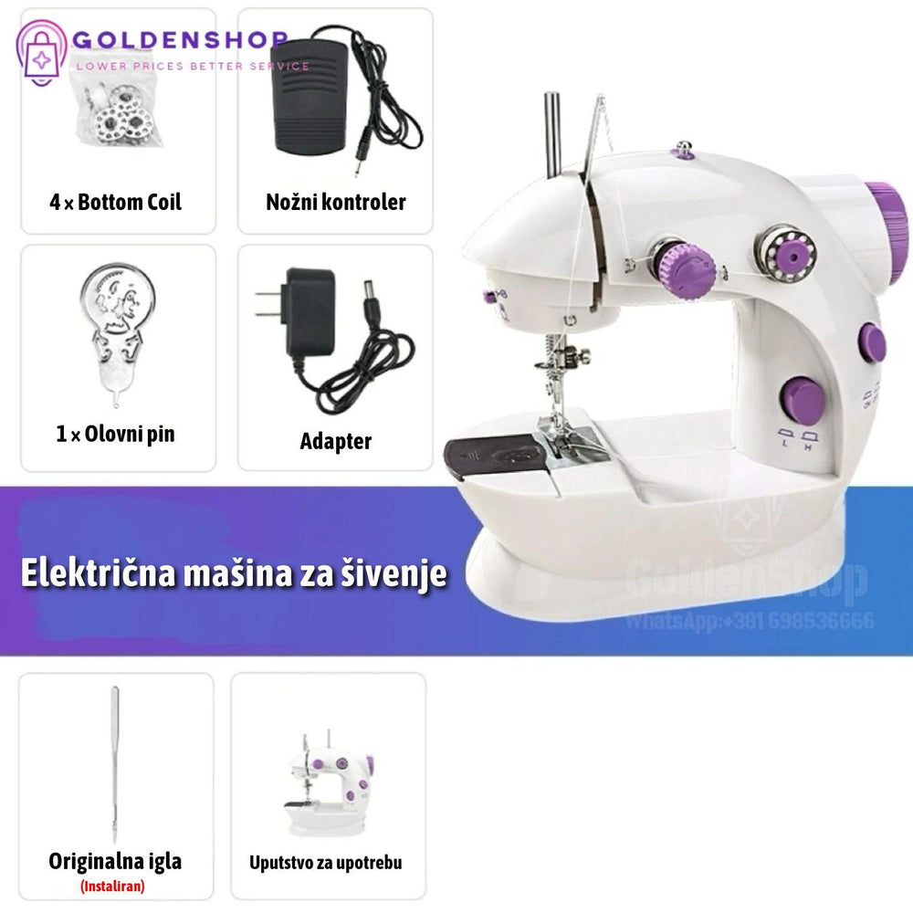 Mašina za šivenje Mini šivaća mašina