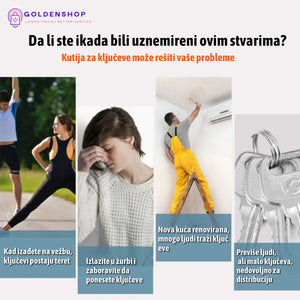 Sef za ključeve Sigurnosna kutija za kljuceve
