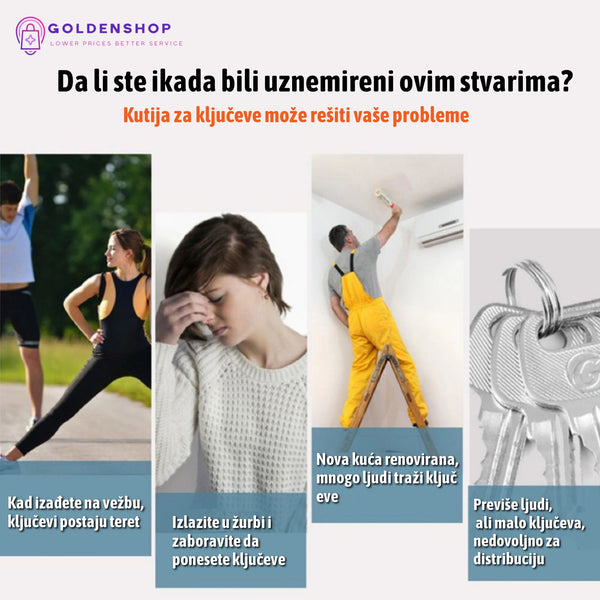 Sef za ključeve Sigurnosna kutija za kljuceve