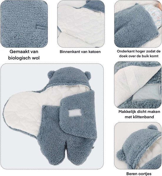 BabyBlanket Mekana Vreća za Spavanje za Bebe – Udobna Bebi Vreća za Miran San
