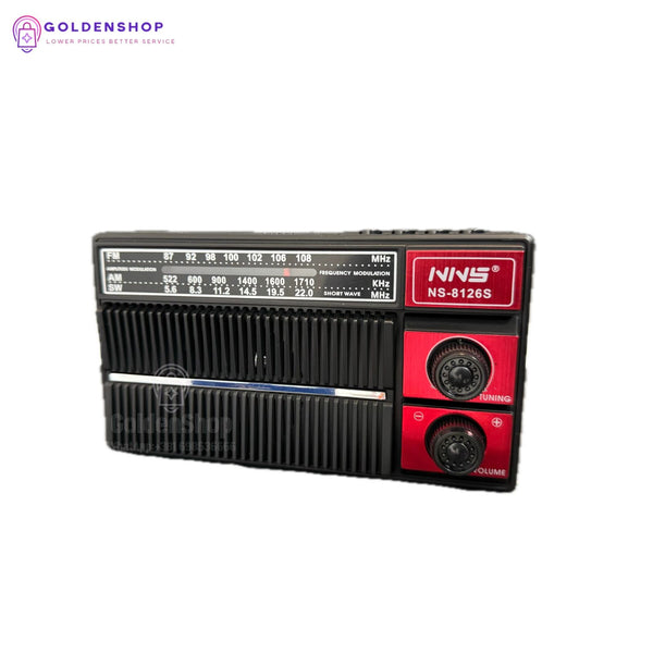 Retro radio sa bt zvucnicima i punjivom baterijom NNS NS-8126S