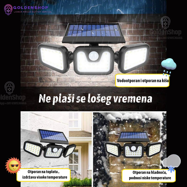 Reflektor solarni LED REFLEKTOR Vodootporni REFLEKTOR