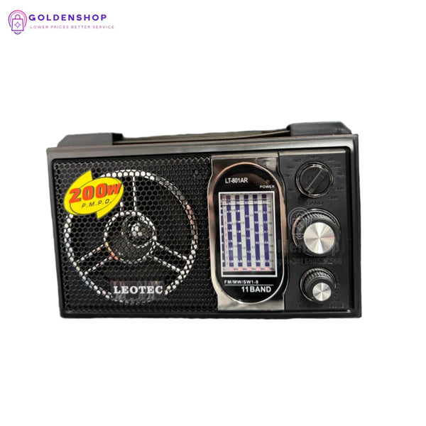 Retro radio sa bt zvucnicima i punjivom baterijom LEOTEC LT-801AR