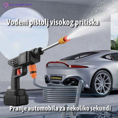 Aku pištolj za pranje čišćenje i tuširanje 128v Aku pistolj