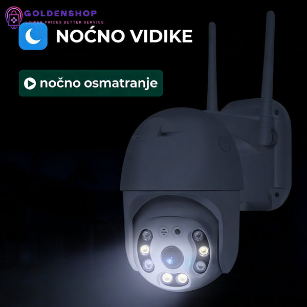 Smart PTZ WiFi Kamera 8MPX - 4x ZOOM - Video Nadzor