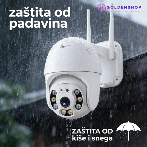Smart PTZ WiFi Kamera 8MPX - 4x ZOOM - Video Nadzor