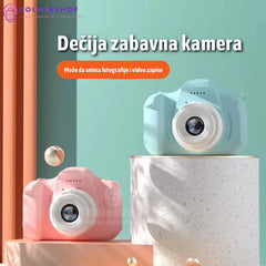 Digitalni Fotoaparat za Decu - Dečija Kamera u Plavoj i Rozoj Boji