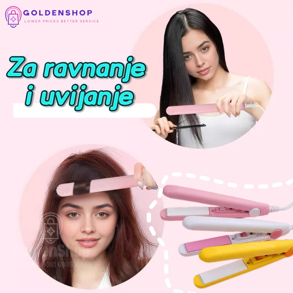 Cik cak presa-Mini cik-cak presa za kosu