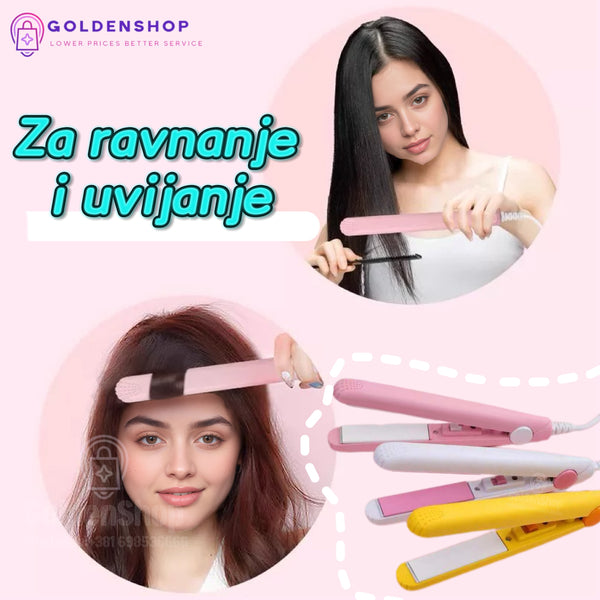 Cik cak presa-Mini cik-cak presa za kosu