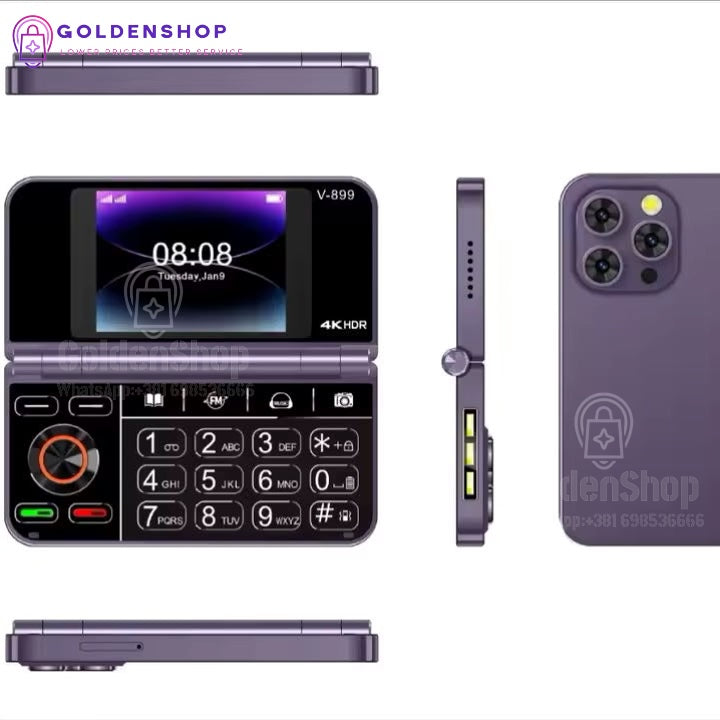 Preklopni telefon V-899 - Dual SIM - Z Fold NOVO