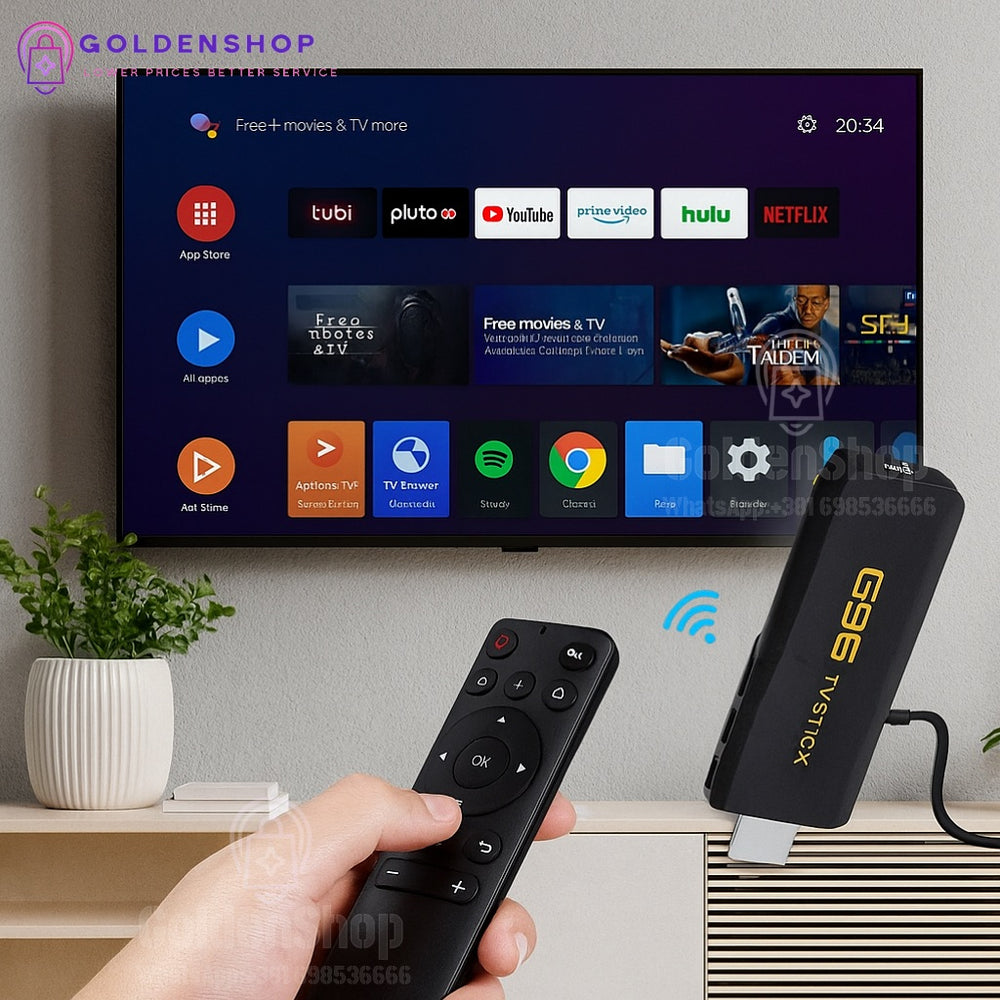 Android Smart Tv Box Stik Q96 16/256GB Smart Tv Stick Tv Box