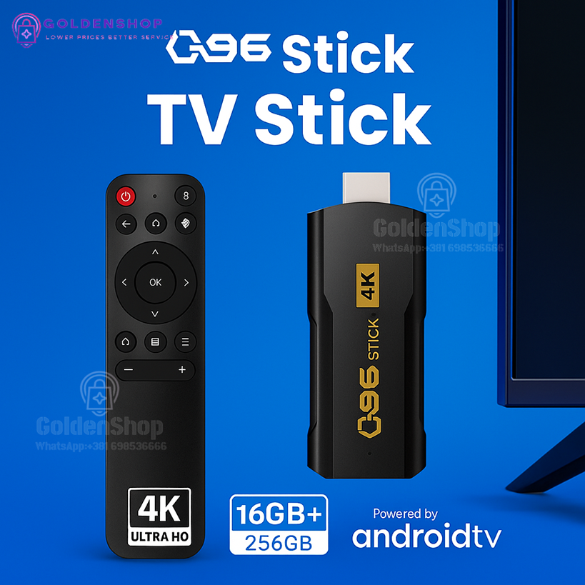 Android Smart Tv Box Stik Q96 16/256GB Smart Tv Stick Tv Box
