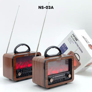 Radio FM Bluetooth sa efektom plamena NS-03A